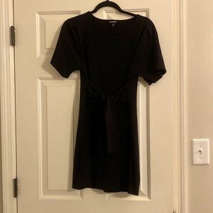 Express black tie waist dress